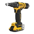 thumbnail image 2 of Remachadora inalámbrica DEWALT 20V MAX XR DCF403D1 con batería, 2 of 9