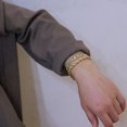 thumbnail image 1 of Conjunto de pulseras de cadena cubana Curb Punk a la moda, brazaletes de abalorios de Color dorado grueso bohemio para mujer, regalos, joyería de moda 2022 Tan Jianjun  unisex, 1 of 2