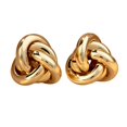 thumbnail image 1 of Golden Earrings For Women Elegant High End Fashion Jewelry Stud Hoop Earrings Idea, 1 of 4