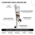 thumbnail image 3 of Bixox Woodland Forest With Deers Print Compression Socks,Compression Socks Women & Men Circulation for Medical,Running,Athletic, 3 of 7