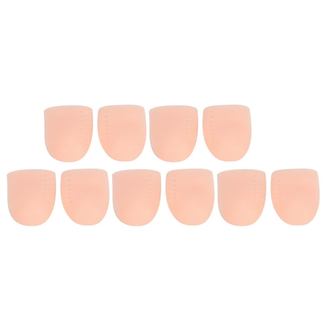 LHCER Orthopedic Pedicure Tools 10 Pairs SEBS Big Toe Protector Breathable Blister Pain Relief Reusable Toe Cover Separater Toe
