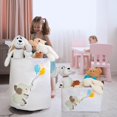 thumbnail image 3 of KAZULO Elephant Baskets 2 Pack Set, Kids Laundry Baskets, Baby Hamper for Nursery, Laundry Hamper (Elephant and Balloons Bundle), 3 of 9