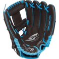 thumbnail image 3 of Rawlings | Guante de béisbol juvenil Sure Catch | Tamaño 11.5"" | Moca/Azul eléctrico | Lanzamiento con la mano derecha, 3 of 5