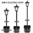 thumbnail image 4 of 76" Solar Outdoor Lamp Post Light with Planter Modern Street Lamp Post Waterproof, 60 Lumens Dusk to Dawnfor Garden Yard Driveway Porch Patio, Cool White, 4 of 7