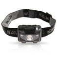 thumbnail image 1 of IPX6 Lampe Frontale Mini Étanche 4 Modes 122lm pour Jogging Extérieur Lampe de Poche Réglable Lanterne Fournitures d'Éclairage Noir, 1 of 8
