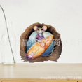thumbnail image 2 of Mouse surfing sticker mouse sticker cartoon cute mouse sticker decoration home, 2 of 2