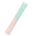 thumbnail image 1 of Hair Straightening Brush 3 Temperature Gears Prevent Damage Hair Straightener Comb for Dry Wet Use Pink Green Gradient Color, 1 of 4