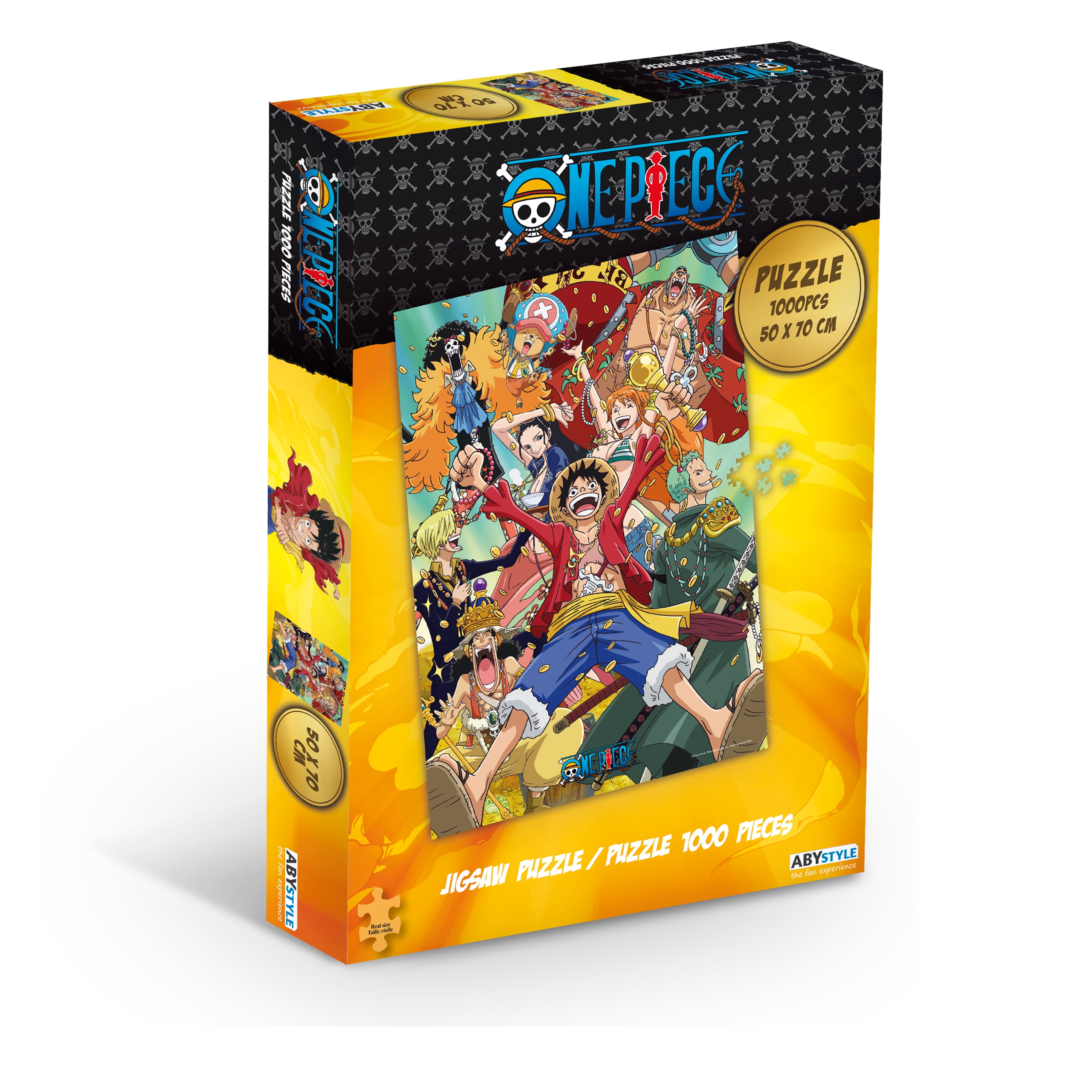 ABYstyle Officially Licensed One Piece Straw Hat Crew Jigsaw Puzzle 1000 Pcs. Anime Manga Merch Gift