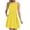 Yellow, variant on WIZUTIZ Sundresses for Women Stylish Plus High Rise Bow Tie Binding Solid Pleated Dress Sleeveless V-Neck Beach Dress for Teen Girls Mini Dress Thin Party Dress Yellow