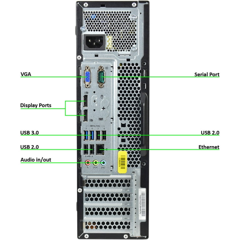 Restored Lenovo ThinkCentre M83-SFF Desktop PC with Intel Core i3