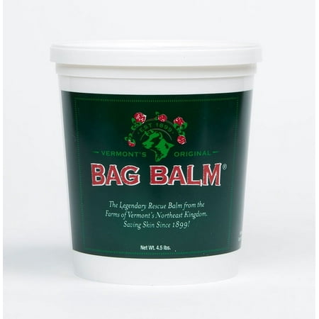 UPC: 0098193000143 | Vermont s Original Bag Balm Skin Moisturizer  Moisturizing Ointment for Animals  Pets  Livestock  Dry Skin that can Crack Split or Chafe on Paws  Hooves  Udders Jumbo Pail