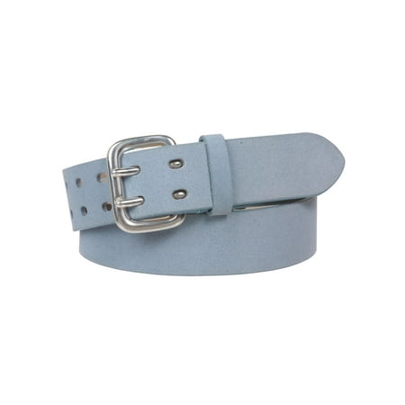 Embroidered Suede Belt - 1 1/2