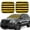 Bee Stripe, variant on Naloa Black Fish scales 2 Piece Foldable Car Sun Shades, Car Windshield Sunshade, Front Window Sunshade for Car, Truck, SUV - Small