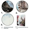 thumbnail image 3 of Designart "Castles captivate Stronghold V" Cityscapes Floater Framed Canvas Print, 3 of 7