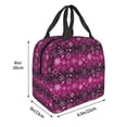 thumbnail image 3 of Sikiie Snowflakes And Christmas Lunch Bag for Women & Men Adult Insulated Lunch Box, Food Lunch Containers Lunch Tote Bags for Work, Travel, Outdoor, 3 of 8