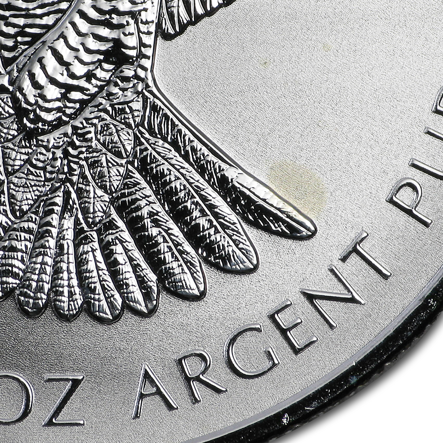 2016 Canada oz Silver $5 Peregrine Falcon Rev Proof (Abrasions) 