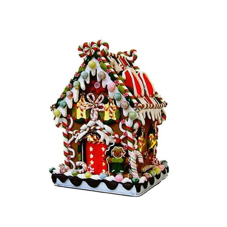 UPC 086131158896 product image for Kurt Adler 8 5/8-Inch Claydough and Metal Candy House with C7 Lighted Decoration | upcitemdb.com