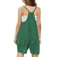 thumbnail image 4 of ibuvkizy Shorts for Girls Casual Summer Short Pants,Girls Summer Sleeveless Casual Romper Spaghetti Strap Shorts Jumpsuit With Pockets,Baby Girl Clothes,Baby Gifts, 4 of 5