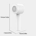 thumbnail image 3 of Rechargeable Fabric Shaver Electric Lint Remover Remove Fuzz, Pilling for Cashmere, Wool, Clothes, Sweater, Coat, Furniture, Clothes depiller with Replacement Blades, White, 3 of 8