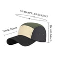 thumbnail image 2 of AWZXDE Unisex Adjustable Sports Casual Wear Stylish Color Tone Design Baseball Cap For Daily Outdoor Adventures Grey, 2 of 3