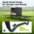 thumbnail image 6 of WARMOUNTS Compact Camping Cots Pro, 360° Grip Lock Patent Structure for 60-Sec Set, 30" Wide Folding Camping Cot w/ Carry Bag for Hiking, 330 lbs, 6 of 12
