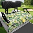 thumbnail image 4 of XYZCANDO Golf Cart Seat Covers 4 Front Pockets with Pockets, Compatible with Sports Outdoors Golf Cart Seat Covers with Front Pockets(Monstera Leaf Pattern), 4 of 7