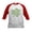 Red/White, variant on CafePress - Shamrock Skull St Patricks Day Kids Baseball Jerse - Kids Cotton Baseball Jersey, 3/4 Sleeve Shirt