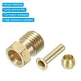 thumbnail image 4 of 4mm ID 2.5mm OD Tube Compression Assortment Kit, 6 Set Brass Compression Sleeve Ferrule & Insert & Nut, 4 of 5