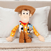 Toy Story Woody Kids Decorative Pillow Buddy, Polyester Velboa, Orange, Disney