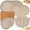 White, variant on 32Pcs Wheat Straw Dinnerware Sets, Service for 8, Includes Plates & Bowls, Black Plastic, Microwave & Dishwasher Safe, Durable Party Tableware, Ideal for Valentine's Day