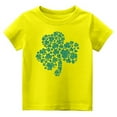 thumbnail image 2 of FASHOFT St Patricks Day T Shirt for Girls Boys Irish Funny Graphic Tees Crew Neck Short Sleeve Top Casual Kids Shirts Yellow, 2 of 5