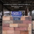thumbnail image 3 of Bathroom Scale, Highly Accurate Digital Body Scale,Precisely Measures Weight up to 400 lbs-Wooden Wall Made Of Rectangular Planks In Various Shades, 3 of 4