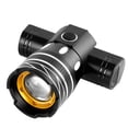 thumbnail image 2 of Naiovety Luz delantera de bicicleta, superbrillante, recargable por USB, para bicicleta, gran angular, alta visibilidad, 3 modos, 150lm, Ciclismo, 2 of 6