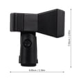 thumbnail image 3 of Miangastore 3PCS Spring-Clip Microphone Clip Universal Microphone Clip Holder with Adapter, 3 of 8