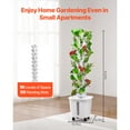thumbnail image 6 of KFFKFF Aquaponic Cultivation Setup, 50 Slot 10 Level Aquaponic Stand, Mobile Aquatic Plantation with Water Circulator & Casters, Indoor Flora Propagation Kit for Herbs, Fruits & Vegetables, 6 of 9