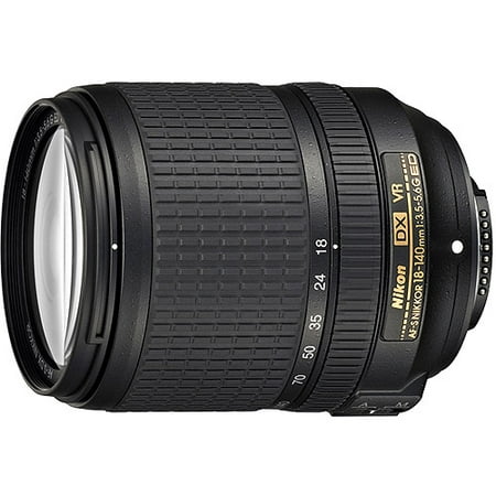 Nikon Nikkor AF-S DX 18-140mm f/3.5-5.6G ED VR Telephoto and Wide Angle Zoom (Best Nikon Midrange Zoom)