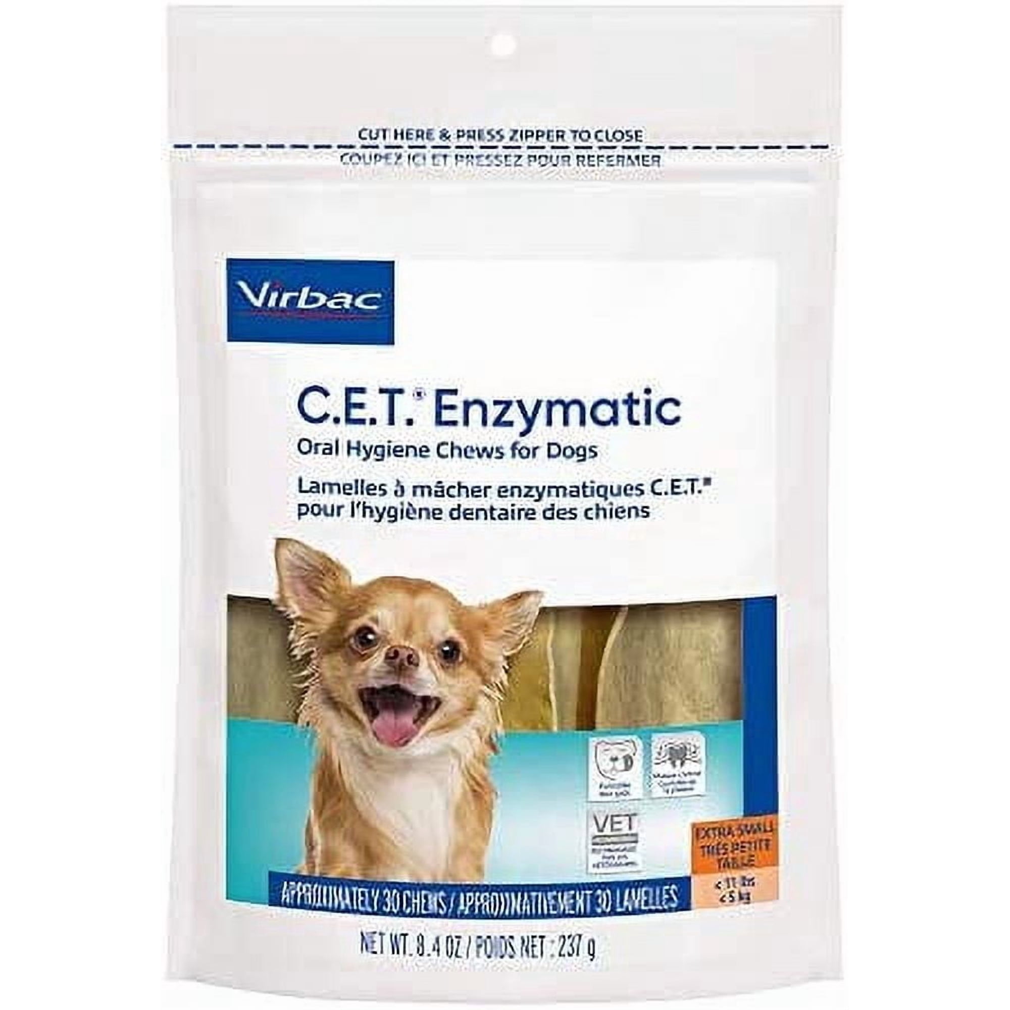 Virbac CET Enzymatic Oral Hygiene Chews for Dogs