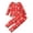 Red, variant on Wenfanal Boys Pjs Long Sleeve Boys Pajamas Kids Toddler Girl Pajamas Pj Set Girls Christmas Comfortable Breathable Long Sleeved Home Clothes Cute Pattern Homewear Set Size 3-4 Years,Red
