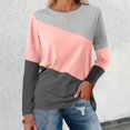 thumbnail image 2 of SNKSDGM Blouses à Manches Longues pour Femmes pour le Travail Blouses à Manches Longues pour Femmes pour le Travail T-Shirt Décontracté à Col Rond Manches Longues Imprimé Respirant Haut TTTG, 2 of 4
