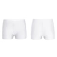 thumbnail image 2 of iiniim Girls Gymnastics Dancewear Athletic Ballet Dance Gym Yoga Workout Booty Shorts Activewear White 10, 2 of 7