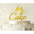 thumbnail image 1 of Lets Cut Cake Birthday Cake Topper Anniversary Cake Topper Color Option Available 5-7 Inches Wide, 1 of 1