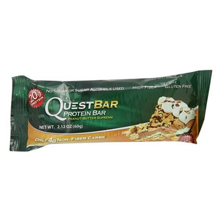 Quest Nutrition Protein Bars, Peanut Butter Supreme - 2.12 Oz, 12 Ea