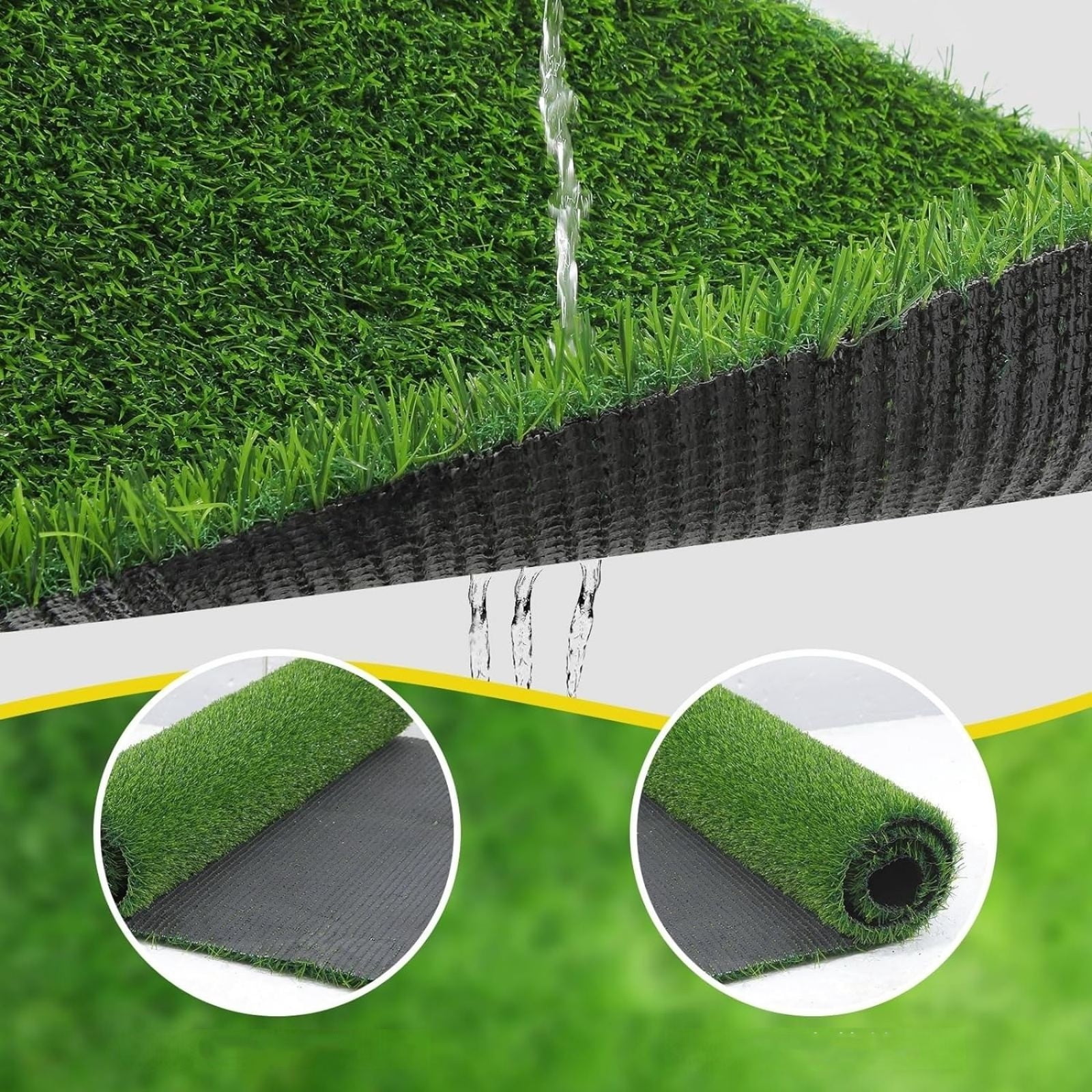 ZHMRFG Outdoor Decor,39.37In Artificial Moss Carpet Realistic Velvety Texture Flexible Versatile Application,Festive Decor for Garden Patio Balcony Plant Landscaping Festival Event Decors