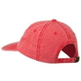 thumbnail image 3 of Eagle with Star Circle Embroidered Washed Cap - Red OSFM, 3 of 5