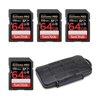 SanDisk 128GB Extreme PRO 200MB/s Memory Card (4-pack) with Memory
