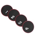 thumbnail image 3 of Deslizadores de fitness, 4 unidades/juego de discos deslizantes de fitness, placa deslizante de ejercicio, planeadores de ejercicio, características líderes en su clase, 3 of 9