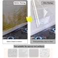 thumbnail image 2 of shiyou-Clear Contact Paper Peel and Stick,3PCS Transparent Oil-Proof Sticker,Self-Adhesive Kitchen Backsplash Film Countertop Protector Sticker,Heat-Resistant Transparent Vinyl Cabinet Liner Wallpape, 2 of 4