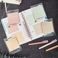 thumbnail image 3 of Pastel Transparent Sticky Notes, Set of 4 Pads 3''x3” Clear Sticky Tabs, Translucent Page Flags Book Markers Stickers, Planner Accessories, Bible Journaling Study Office School Supplies, 3 of 3