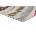thumbnail image 5 of Contemporary 8x10 Area Rug (7'6'' x 9'10'') Abstract Beige, Red Living Room Easy to Clean, 5 of 9