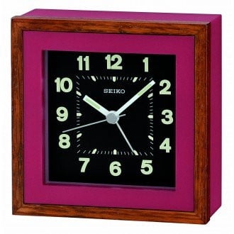 Seiko QXE047RLH Japanese Quartz Alarm Clock